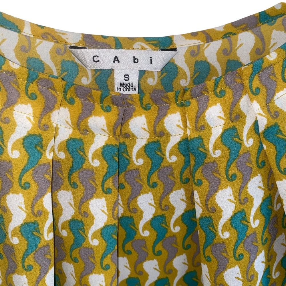 CAbi Cami Tank Top Seahorse Novelty
Print #411-Size Small - Picture 7 of 8